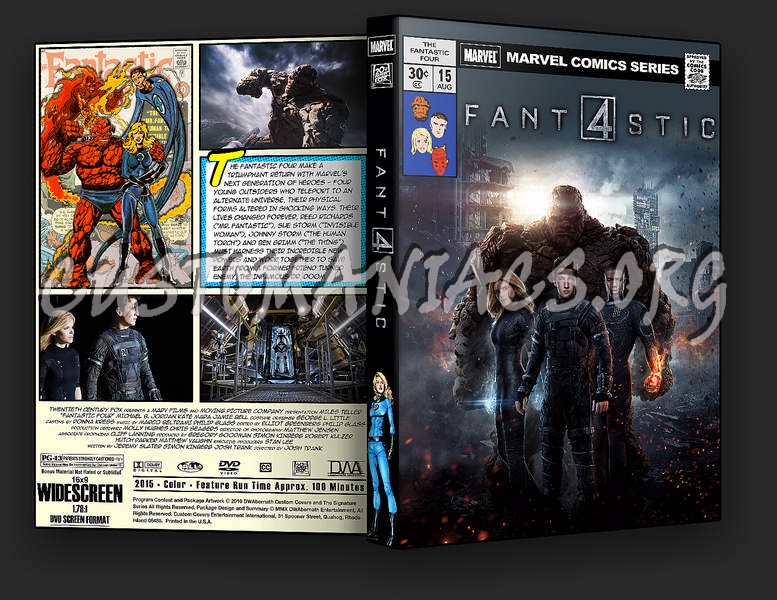 Fantastic Four (2015) dvd cover