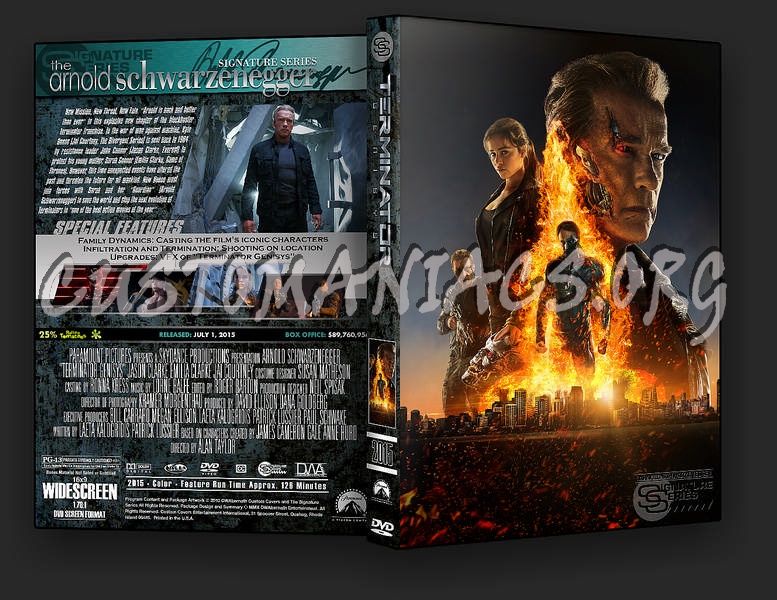 Terminator: Genisys dvd cover