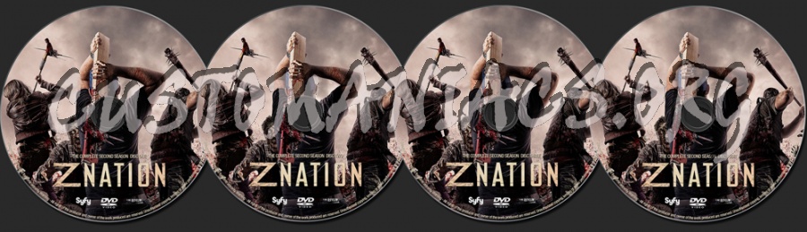 Z Nation Season 2 dvd label
