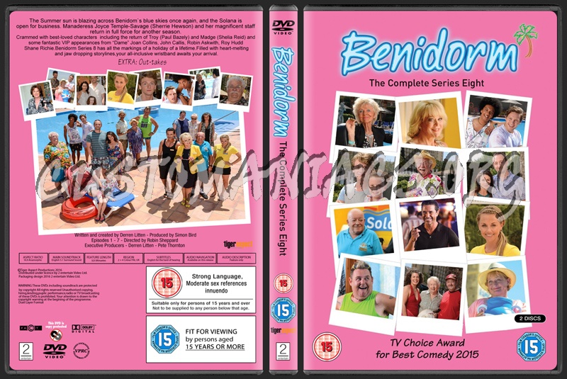 Benidorm Series 8 dvd cover