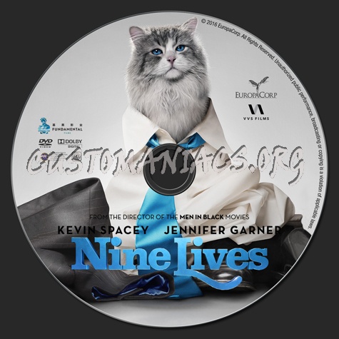 Nine Lives dvd label