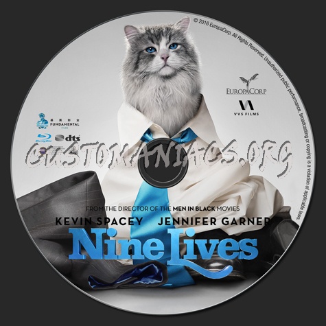 Nine Lives blu-ray label