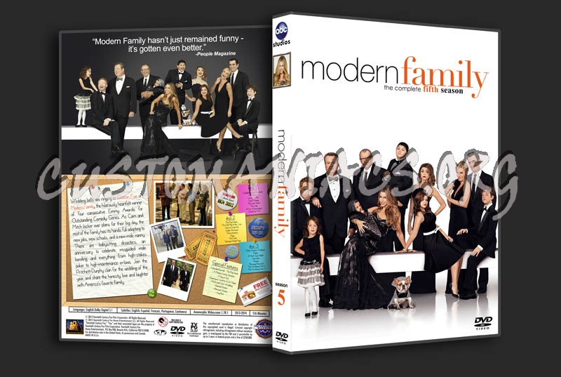 Modern Family - Season 5 dvd cover