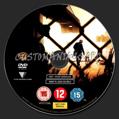 I Am Legend dvd label