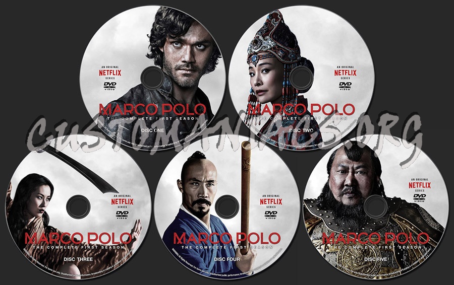 Marco Polo Season 1 dvd label