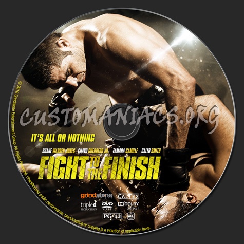 Fight to the Finish dvd label