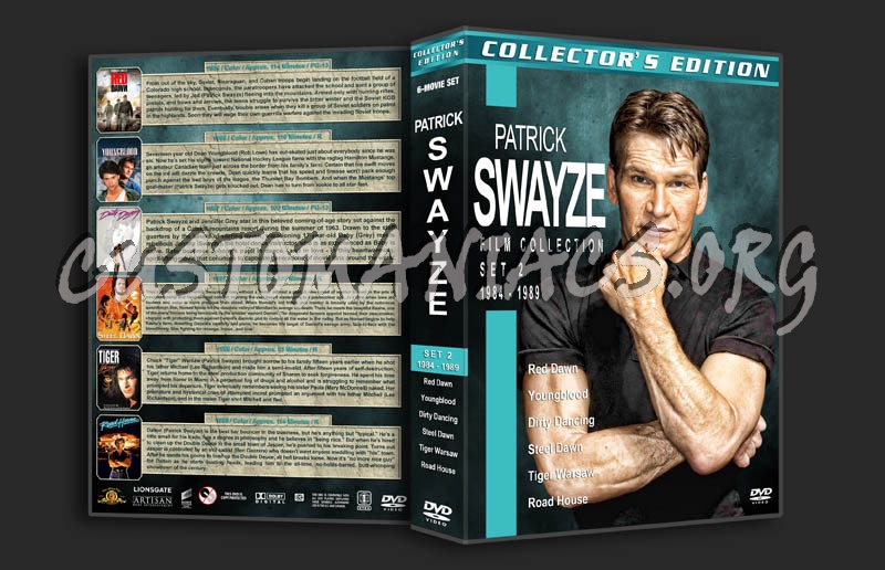 Patrick Swayze Film Collection - Set 2 (1984-1989( dvd cover