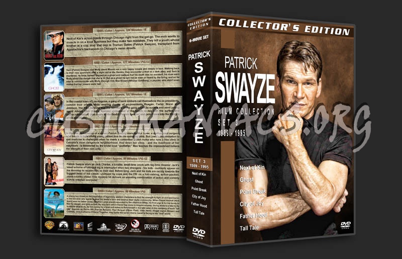 Patrick Swayze Film Collection - Set 3 (1989-1995) dvd cover