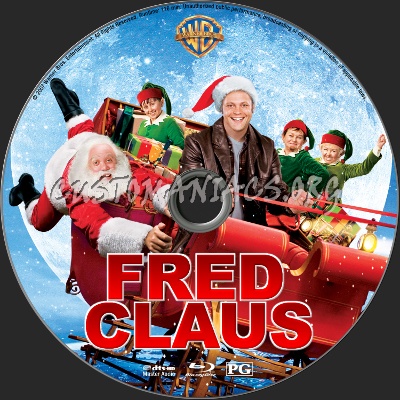 Fred Claus blu-ray label