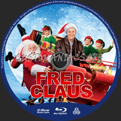 Fred Claus blu-ray label