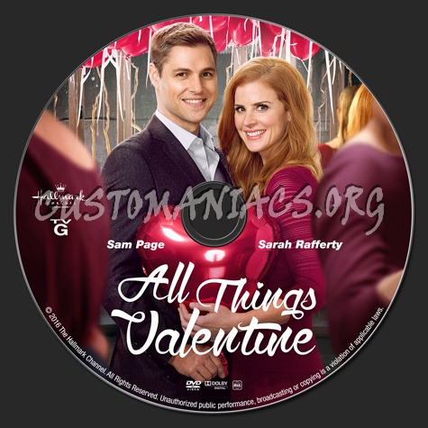 All Things Valentine dvd label