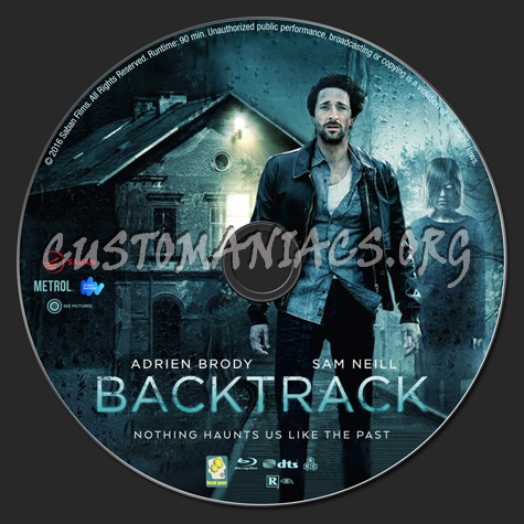 Backtrack (2016) blu-ray label