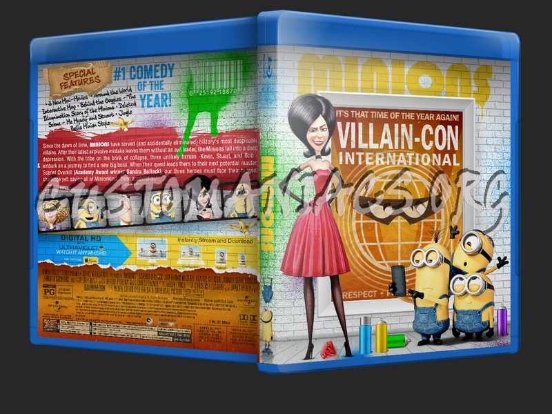 Minions blu-ray cover