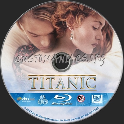 Titanic blu-ray label