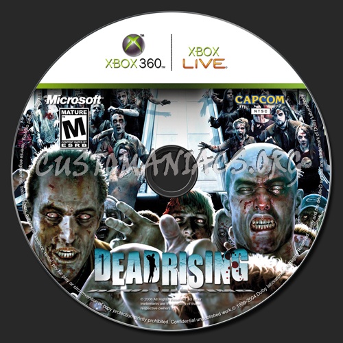 Dead Rising dvd label
