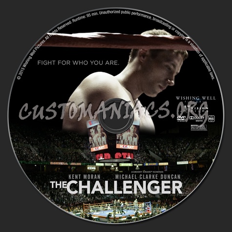 The Challenger (2015) dvd label