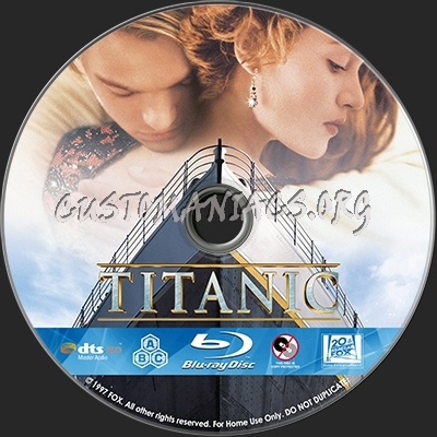 Titanic blu-ray label