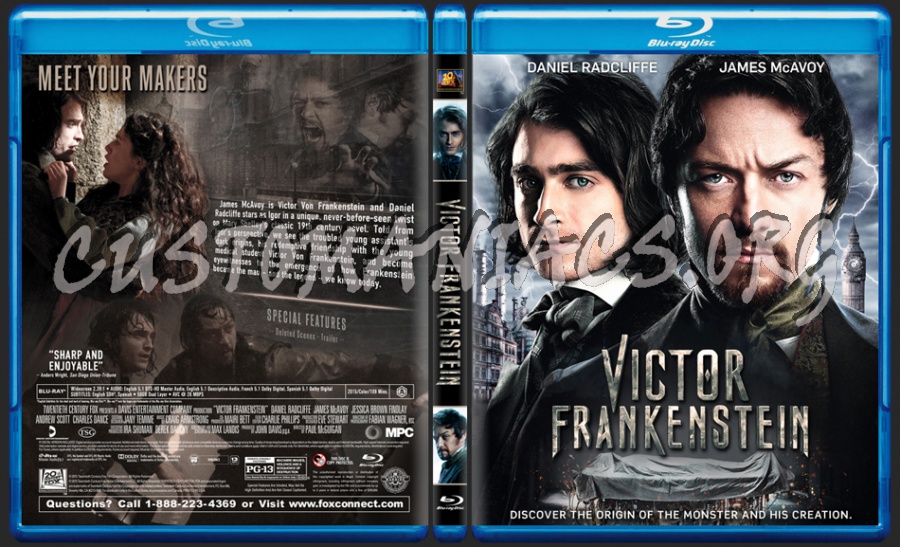 Victor Frankenstein dvd cover