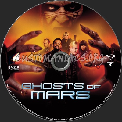 Ghosts of Mars blu-ray label