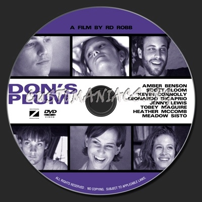 Don's Plum dvd label