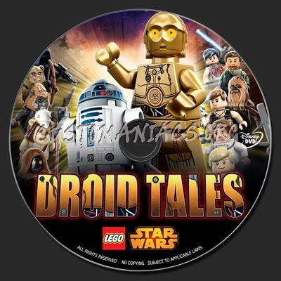 Lego Star Wars : Droid Tales (2015) dvd label