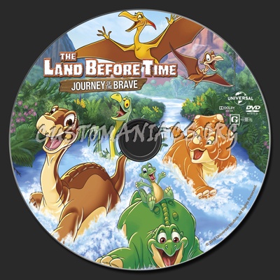 The Land Before Time XIV Journey Of The Brave dvd label