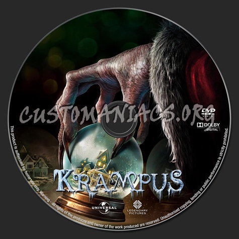 Krampus dvd label