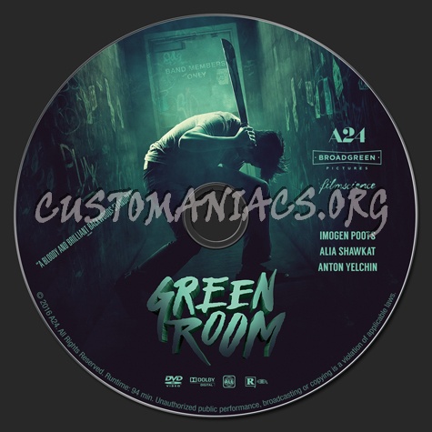 Green Room dvd label