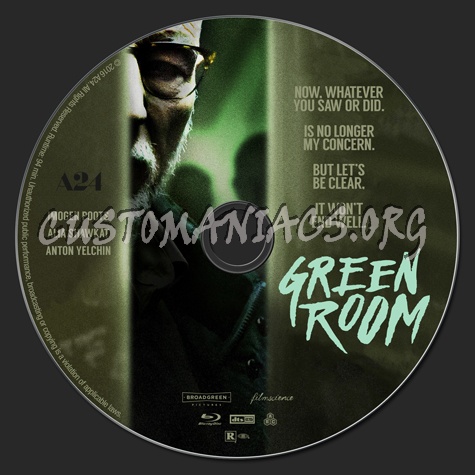 Green Room blu-ray label