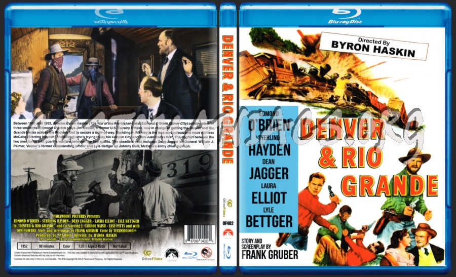 Denver and Rio Grande blu-ray cover