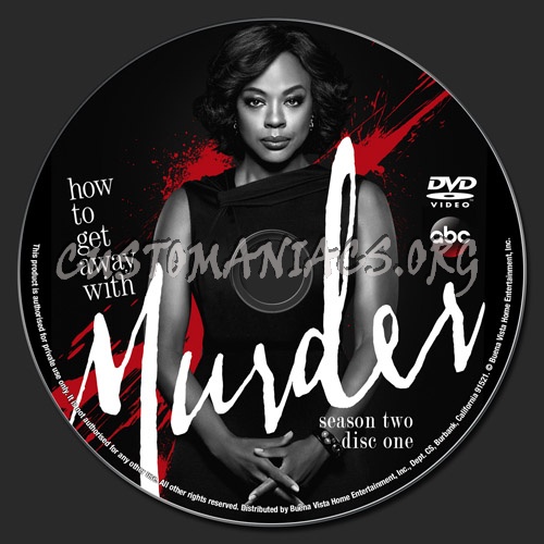 How to Get Away with Murder - Season 2 dvd label