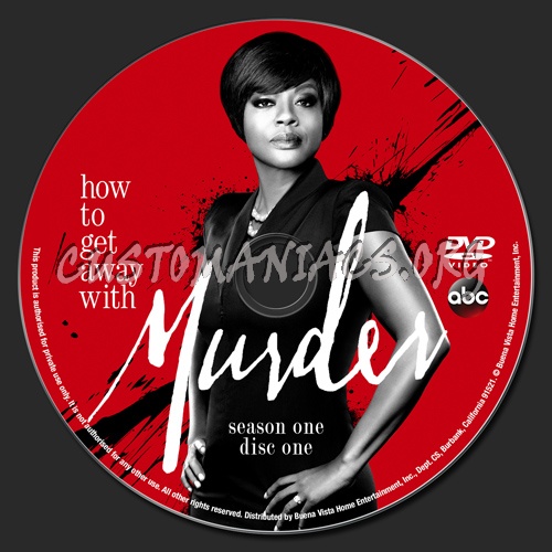 How to Get Away with Murder - Season 1 dvd label