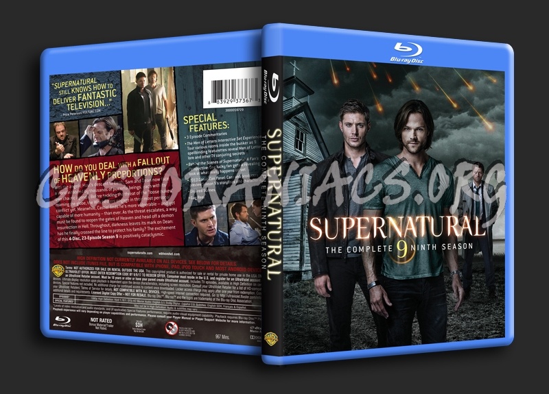 Supernatural Season 9 blu-ray cover