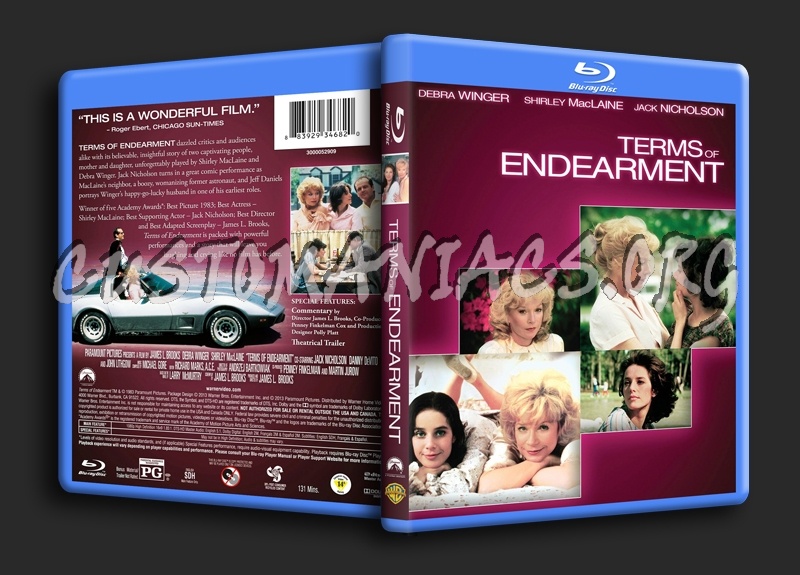 Terms of Endearment blu-ray cover