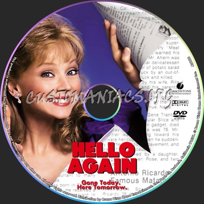 Hello Again dvd label