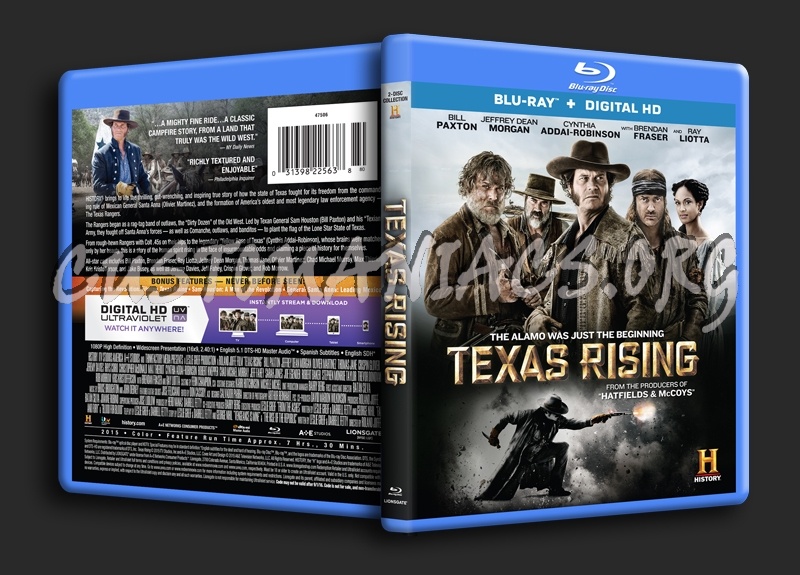 Texas Rising Season 1 blu-ray cover - DVD Covers & Labels by
