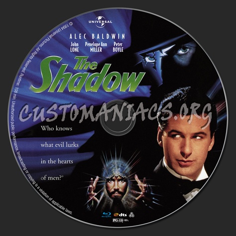 The Shadow blu-ray label