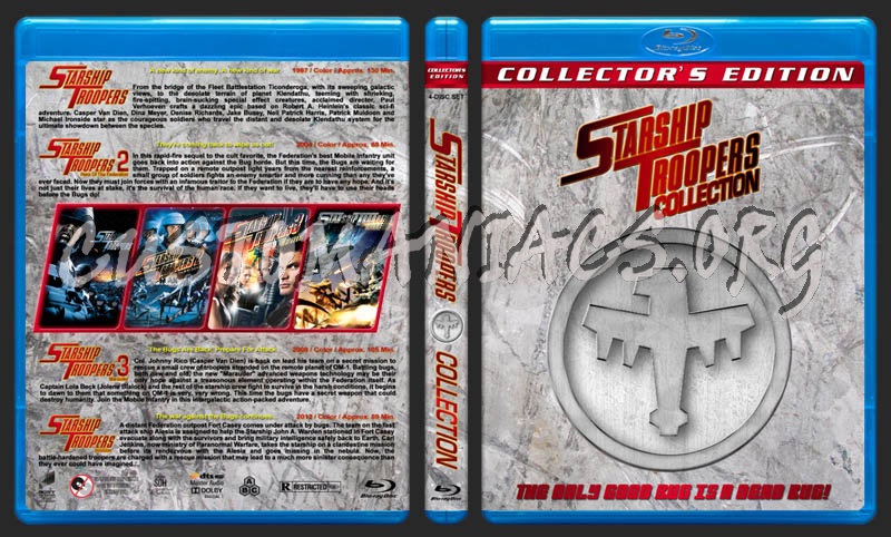Starship Troopers Collection blu-ray cover