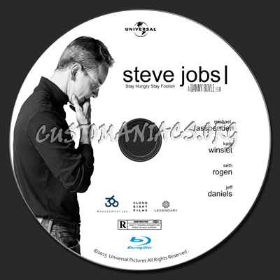 Steve Jobs blu-ray label