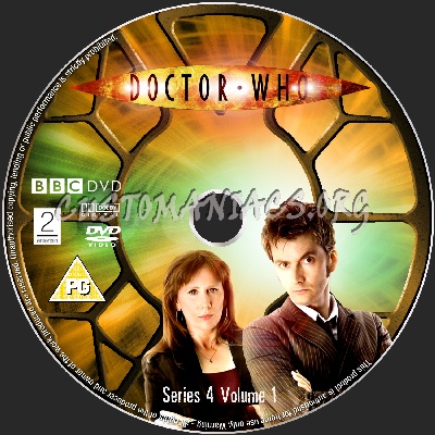 Doctor Who Series Four Volume One dvd label