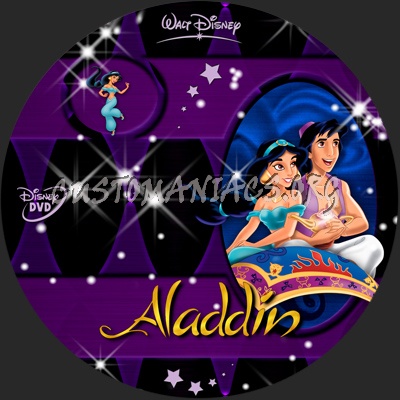 Aladdin dvd label