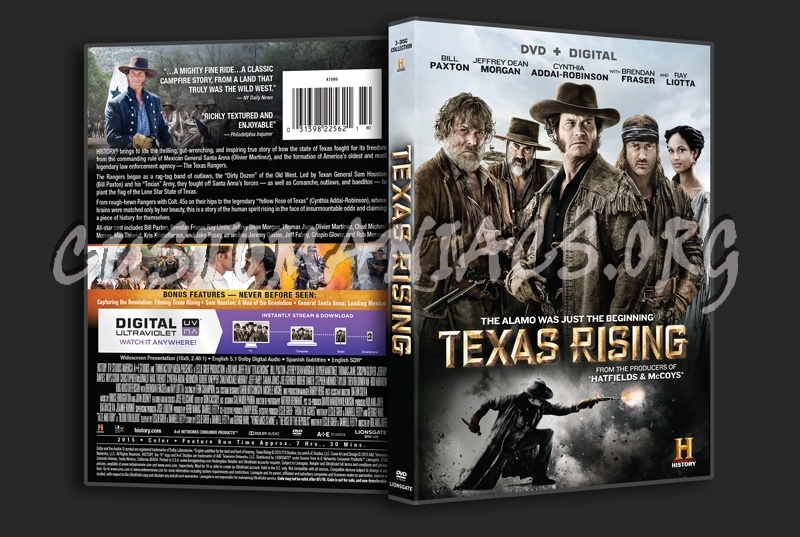 Texas Rising Season 1 dvd cover