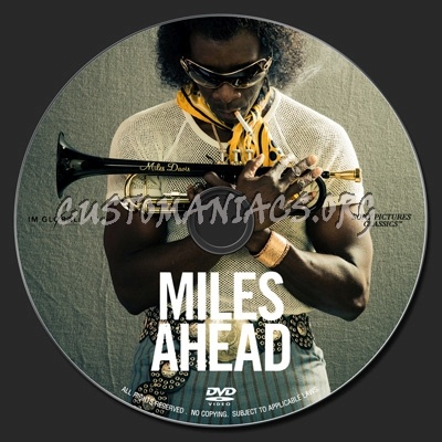 Miles Ahead (2016) dvd label