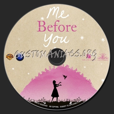 Me Before You (2016) blu-ray label