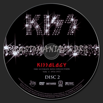 Kissology Vol 1 dvd label