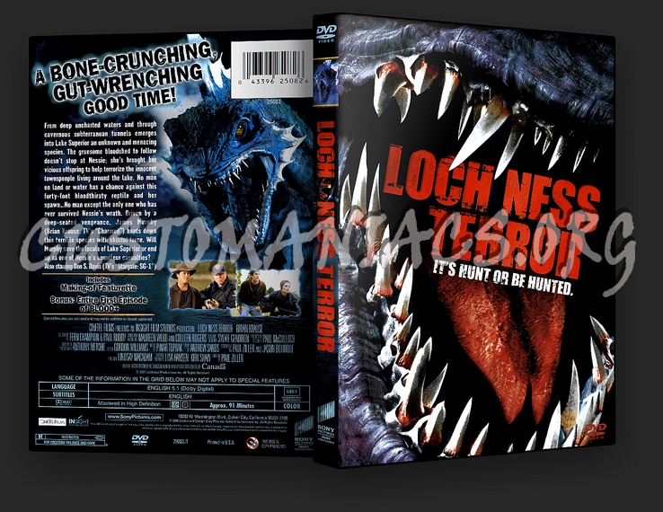 Loch Ness Terror dvd cover