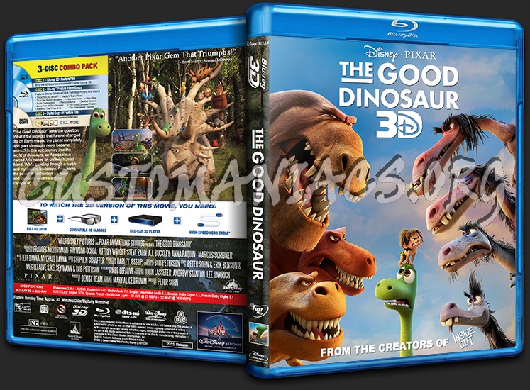 The Good Dinosaur 3D blu-ray cover