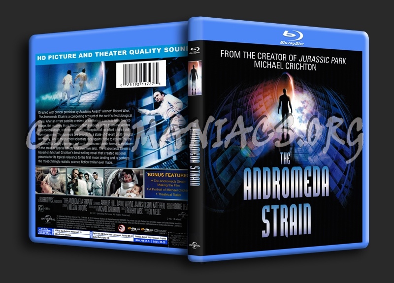 The Andromeda Strain blu-ray cover