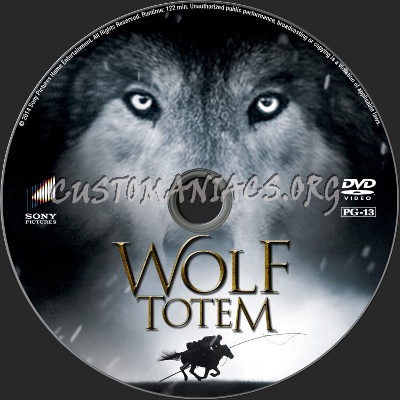 Wolf Totem dvd label