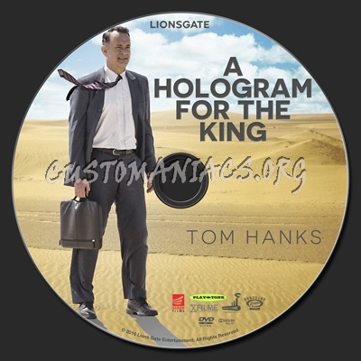 A Hologram For The King dvd label